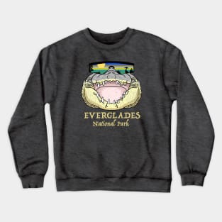 Cool Everglades Crocodile Crewneck Sweatshirt